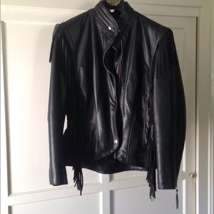 Harley Davidson Tasseled Leather Jacket